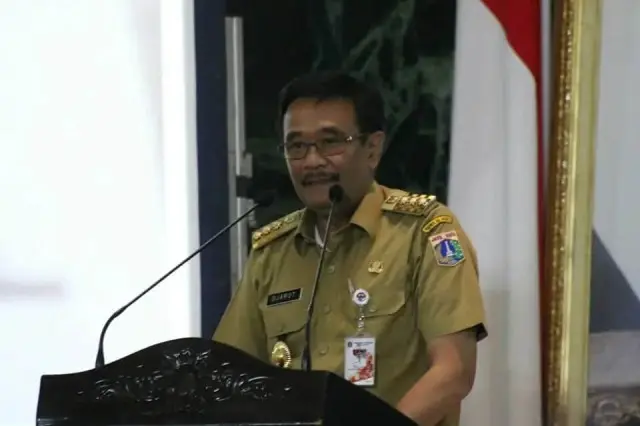 Djarot Saiful Hidayat Meresmikan 11 Gedung Sekolah Yang Baru Selesai Direnovasi