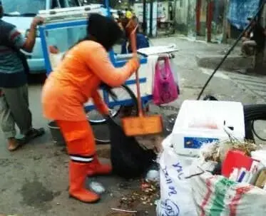 738 Kubik Sampah per Hari Dihasilkan dari Pasar Tanah Abang