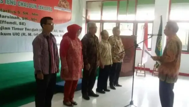 Rektor Universitas Ibnu Chaldun Lantik Pejabat di Lingkup Kampus Rektor Universitas Ibnu Chaldun Lantik Pejabat di Lingkup Kampus