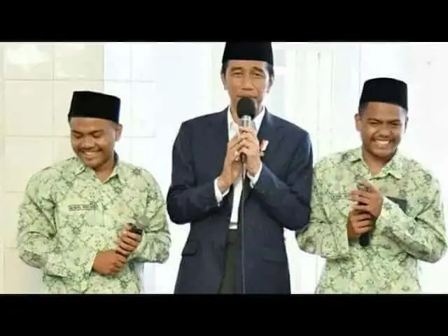 Ingin Dapat Sepeda, Santri Kembar Minta Ditanya Presiden Ingin Dapat Sepeda, Santri Kembar Minta Ditanya Presiden