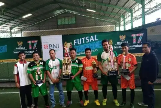 Sinergi BAZNAS-LAZ Makin Optimal, BMH Juara Turnamen Futsal Sinergi BAZNAS-LAZ Makin Optimal, BMH Juara Turnamen Futsal