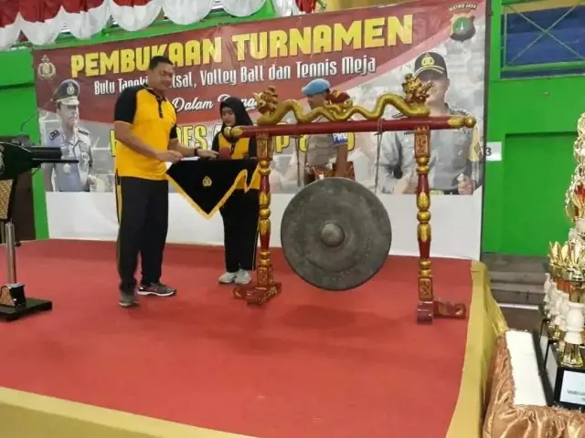 Kombes Hengki Resmi Membuka Turnamen Kapolres Cup 2018