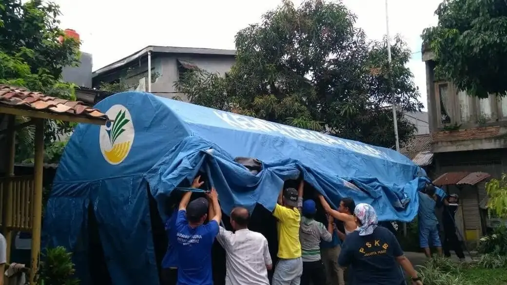 Korban Kebakaran Kramat Pulo Dapatkan Bantuan
