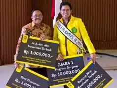 Angga Wiratama Lokeswara Juara 1 Mapres Utama  UI 2018