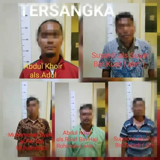 Polisi Mengamankan 5 Orang Pelaku Pengeroyokan Uang Kotak Amal Masjid Polisi Mengamankan 5 Orang Pelaku Pengeroyokan Uang Kotak Amal Masjid