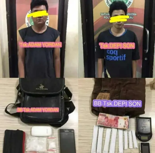 Sat Res Narkoba Polresta Pekanbaru Ciduk 2 Orang Pelaku Narkoba Sat Res Narkoba Polresta Pekanbaru Ciduk 2 Orang Pelaku Narkoba
