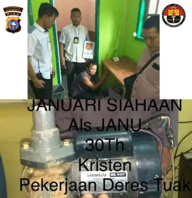 Polsek Tenayan Raya Bekuk Pelaku Curat TK Al-Husnah Polsek Tenayan Raya Bekuk Pelaku Curat TK Al-Husnah