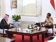 Bertemu Menlu Arab Saudi, Jokowi Bahas Pelaksanaan Ibadah Haji Pasca Pandemi Bertemu Menlu Arab Saudi, Jokowi Bahas Pelaksanaan Ibadah Haji Pasca Pandemi