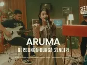Lirik Lagu Berbunga Bunga Sendiri - Aruma