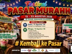 Sambut HUT ke-81 RI, ASPEKRI Gelar Festival Pasar Murah di Pasar Semanan Kalideres